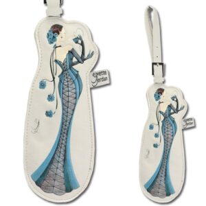 Yvette Jordan Luggage Tag Mademoiselle Blue