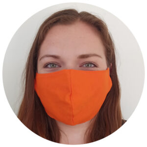 Face Mask Orange Woman