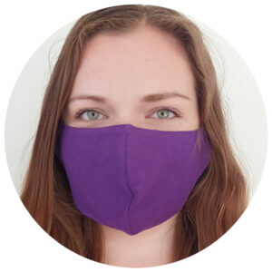 Face Mask Purple Woman