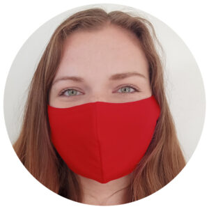 Face Mask Red Woman