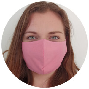 Face Mask Salmon Woman