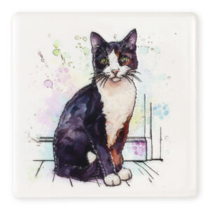 Coaster Cat Black & White B2B