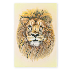Wildlife Front Of Tile Lion B2B