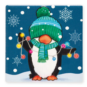 B2B Coaster Christmas Penguin